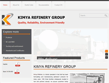 Tablet Screenshot of kimyarefinery.com